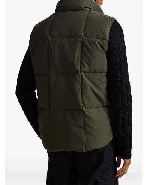 Polo Ralph Lauren Green Button-Up Gilet for men