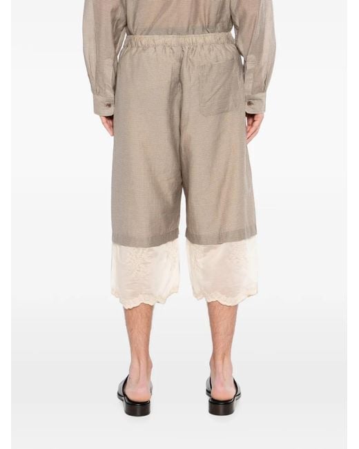 Our Legacy Natural Frill Shorts for men