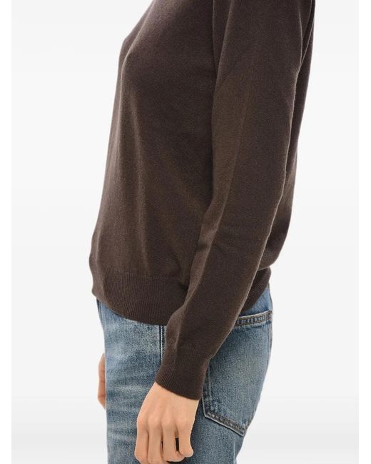 Malo Black Crew-Neck Long-Sleeve Sweater