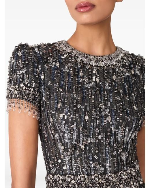 Jenny Packham Roxy Maxi-Jurk in het Gray