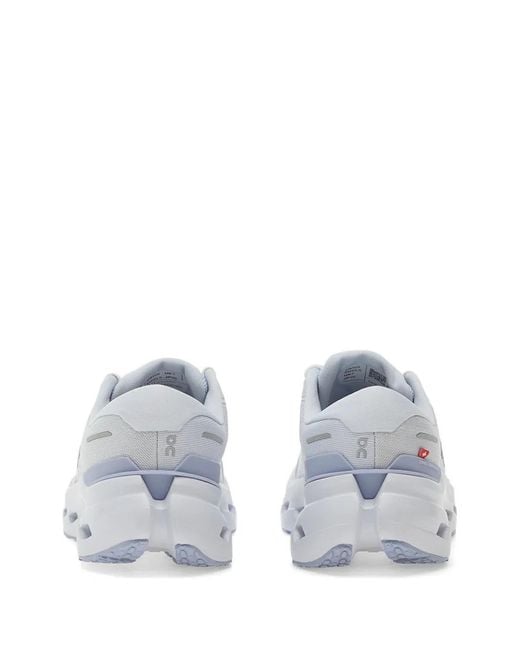 On Shoes White Cloudrunner 3 Sneakers