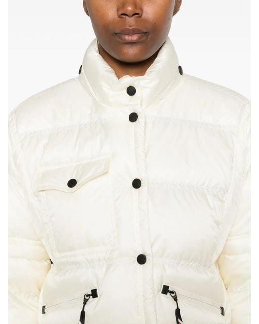 Moncler White Mauduit Steppjacke