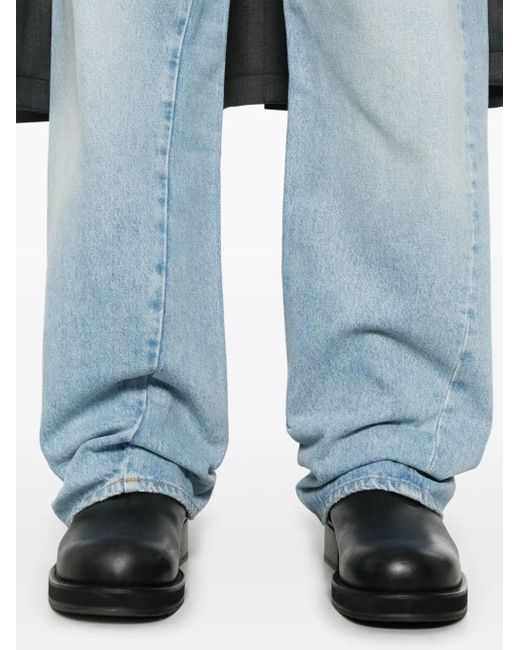Jeans A Gamba Ampia di sunflower in Blue da Uomo