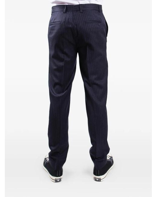 Harmony Blue Peter Striped Trousers for men