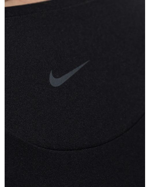 Nike Blue Swoosh-Logo T-Shirt