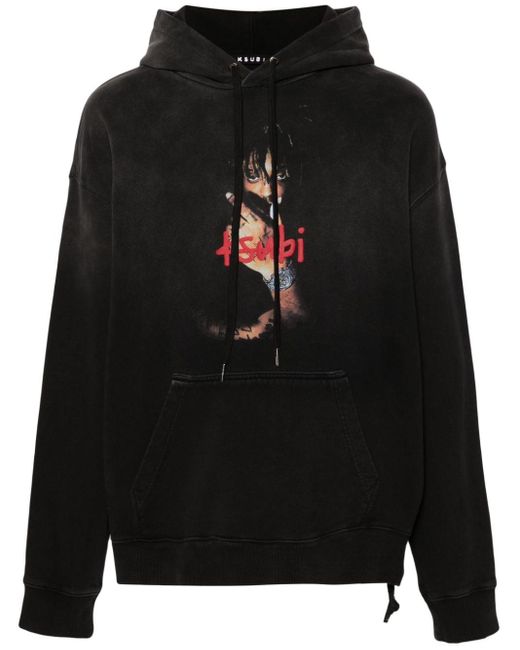 Ksubi Black X Juice Wrld Cotton Hoodie for men