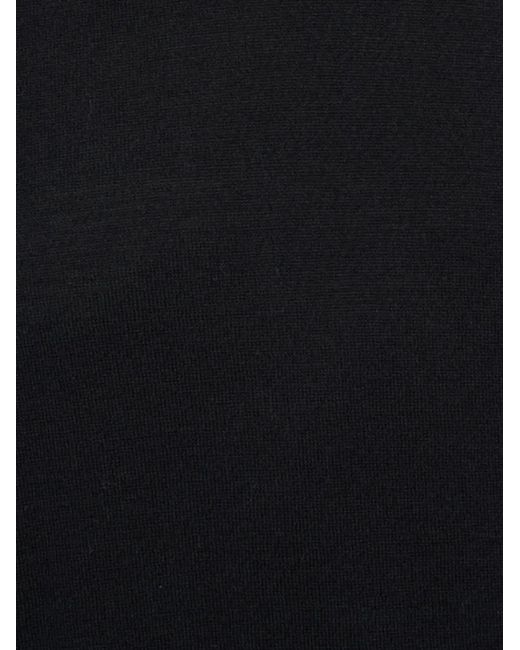 Roberto Cavalli Black Button-Detail Sweater