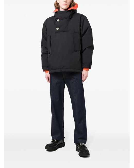 Woolrich Black Hooded Jacket for men