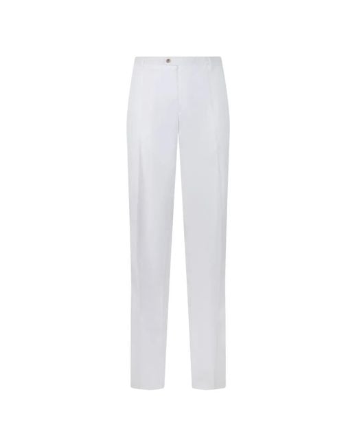 Fedeli Straight Broek in het White voor heren