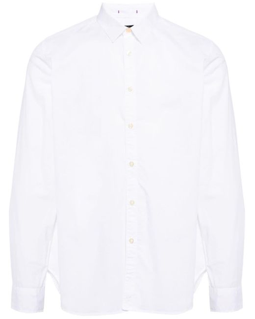 Paul Smith White Long-sleeve Cotton Shirt for men