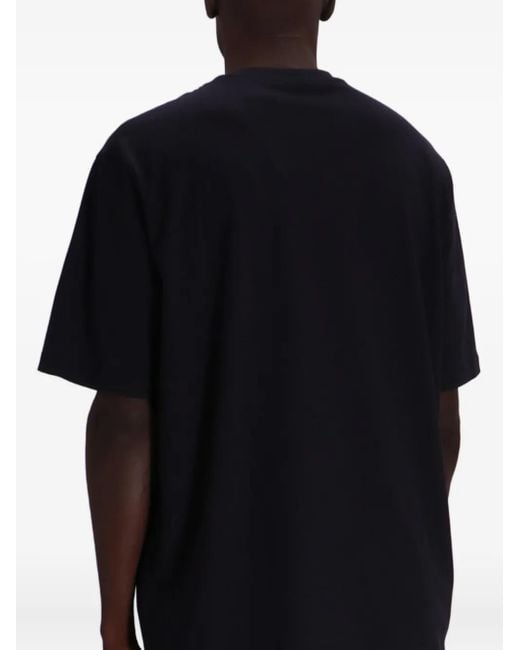 T-Shirt Con Stampa di ARMANI EXCHANGE in Black da Uomo