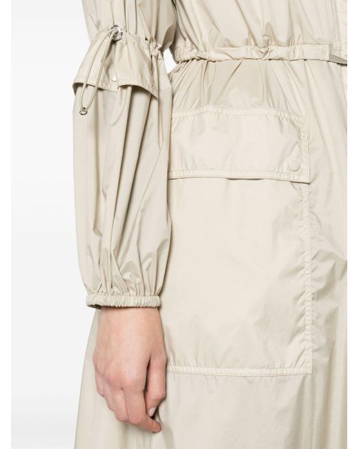 Parka lungo Lins di Moncler in White