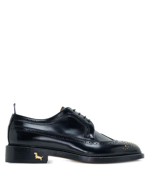 メンズ Thom Browne Classic Longwing ブローグシューズ Black