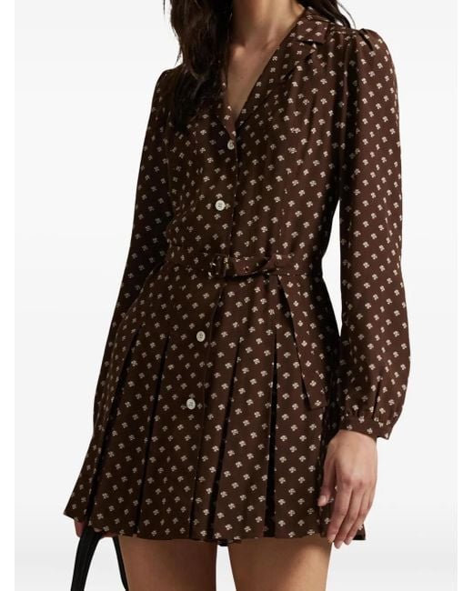 Polo Ralph Lauren フローラル ドレス Brown