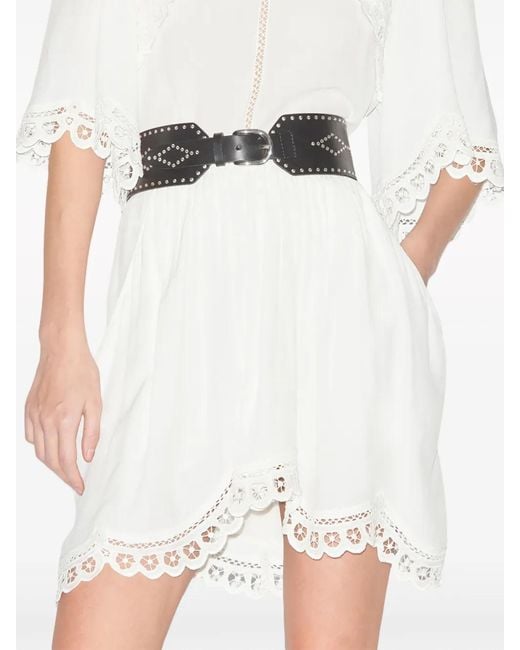 Isabel Marant Francesca Mini-Rok in het White