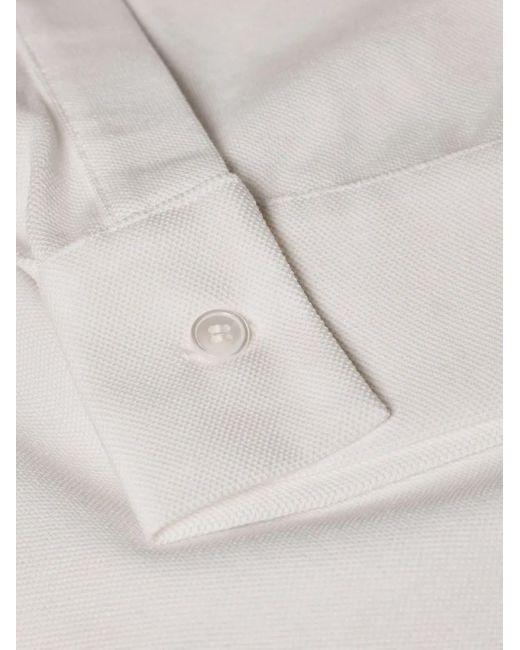 Paul Smith White Long-Sleeve Button-Down Shirt for men