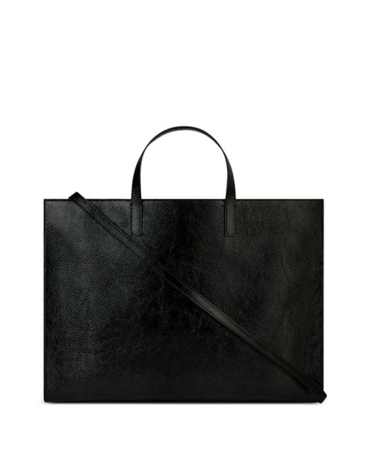 Courreges Black Heritage Tote Bag