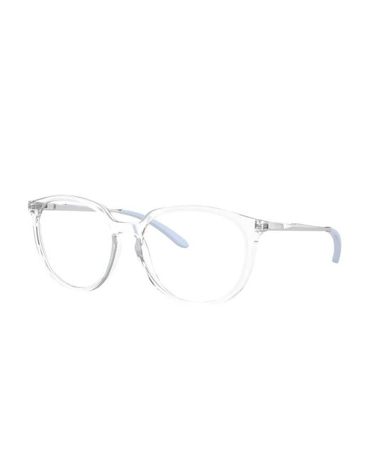 Oakley White Bmng Round-Frame Glasses