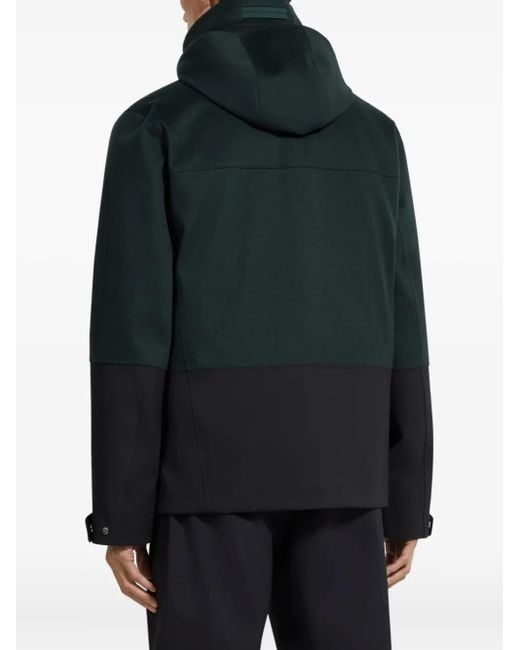 メンズ Zegna Oasi フーデッド ジャケット Black