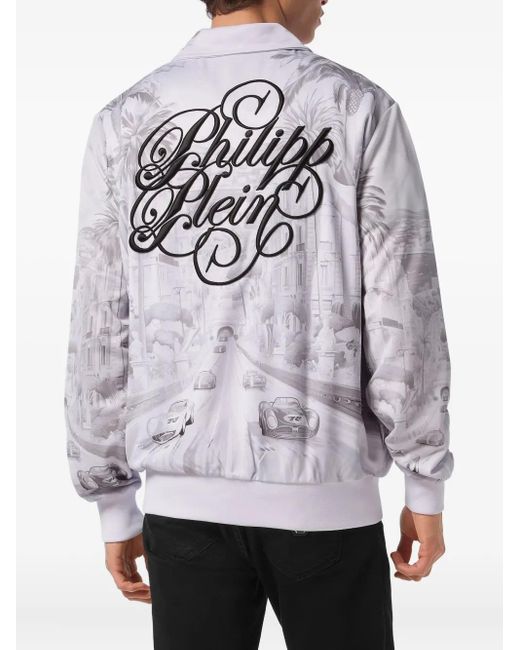 メンズ Philipp Plein Montecarlo トラックジャケット Blue