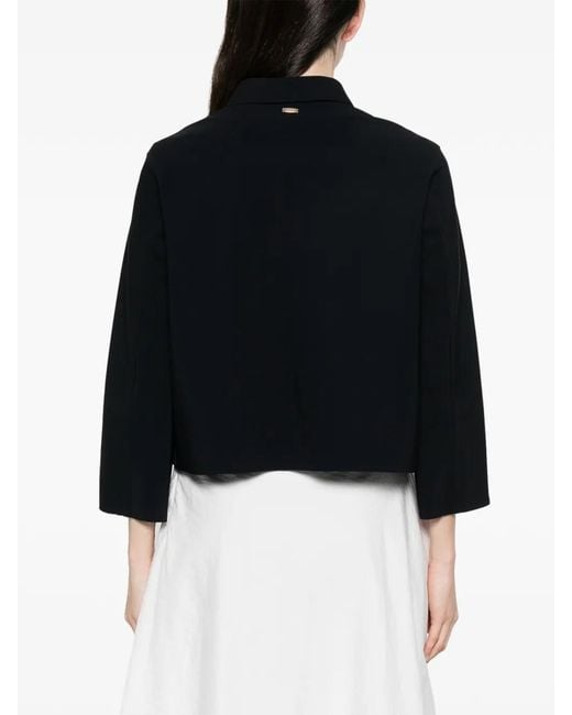 Herno Black Buttonned Jacket