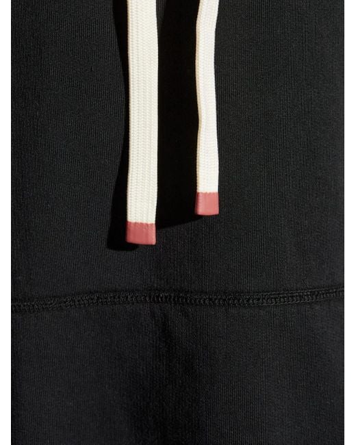 DSquared² Black Kangaroo-Pocket Drawstring Hoodie for men
