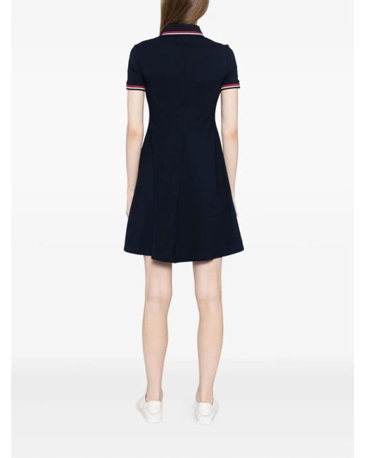 Lacoste Blue Polo-Collar Dress