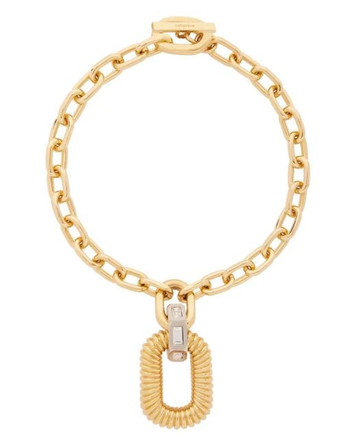 Rabanne Metallic Xl Link Necklace