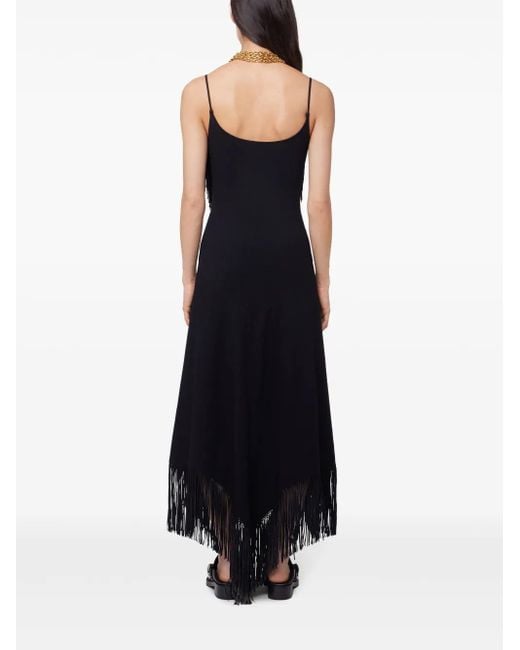 Rabanne Black Crepe Maxi Dress