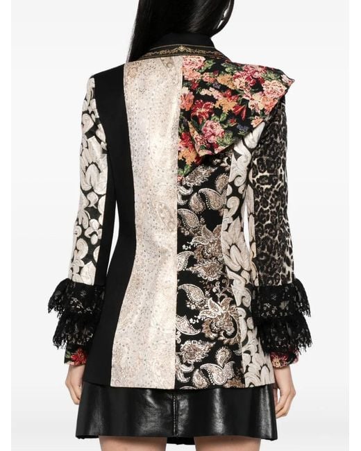 Alice + Olivia Black Faie Blazer