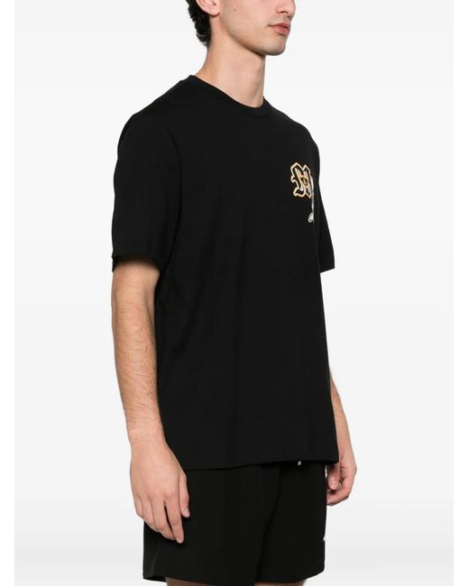 Amiri Black Varsity Patch T-Shirt for men