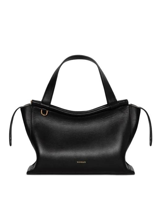 Wandler Black Ida Top Handle Bag