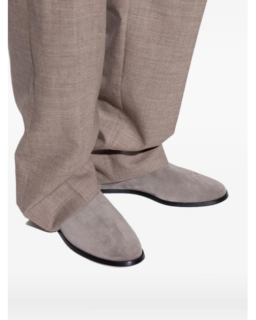Fear Of God Gray Suede Pointed Loafers for men