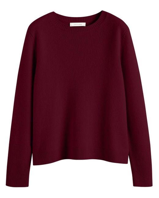 Chinti & Parker Purple Cashmere Sweater