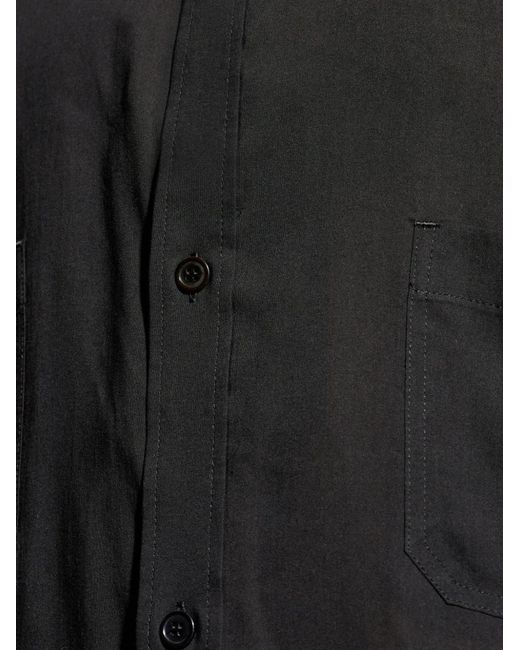 Yohji Yamamoto Black Pocket Shirt for men
