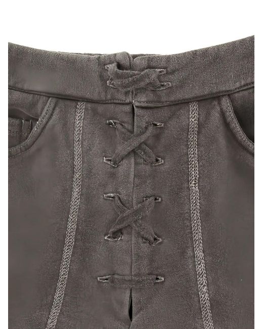 LUEDER Gray Five-Pockets Trousers