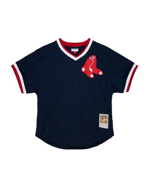 Mitchell & Ness Sox 1989 Jim Rice Jersey in het Blue voor heren