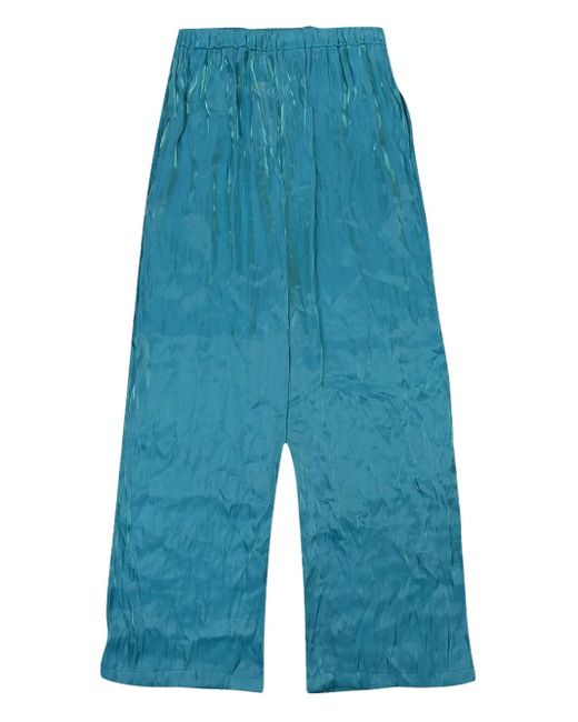 CALLIPYGIAN Blue Iridescent Trousers