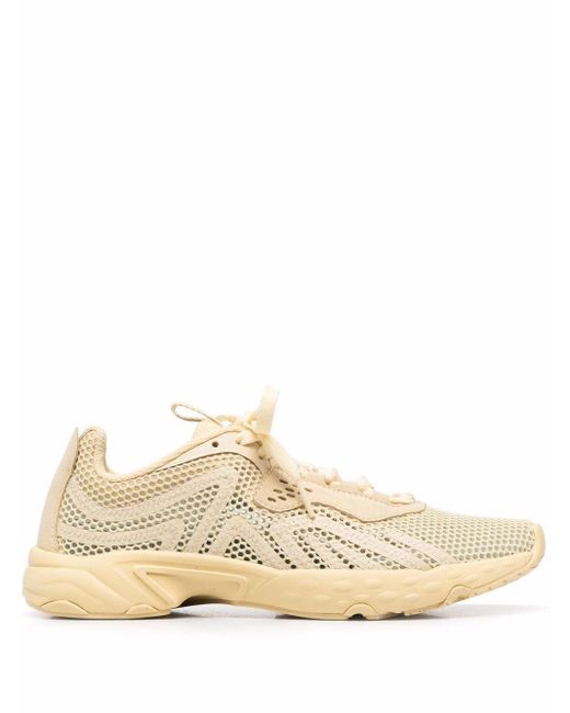 Acne Studios N3w W Lace-up Trainers in Yellow | Lyst