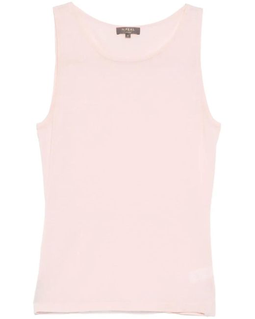 N.Peal Cashmere Ella トップ Pink
