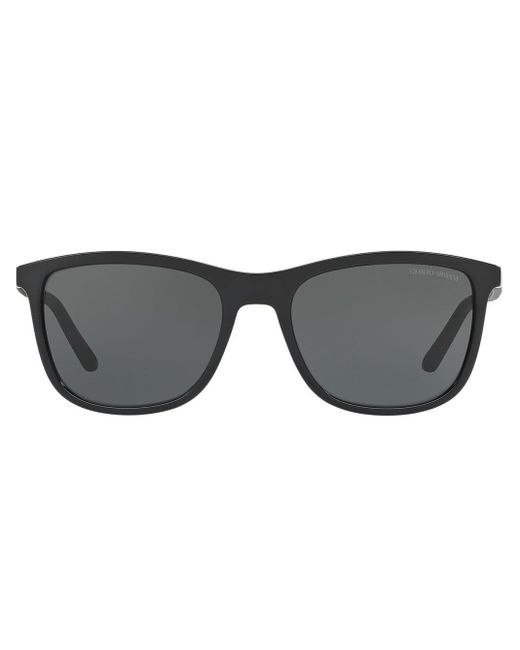 Giorgio Armani Sonnenbrille mit eckigen Gläsern in Black für Herren