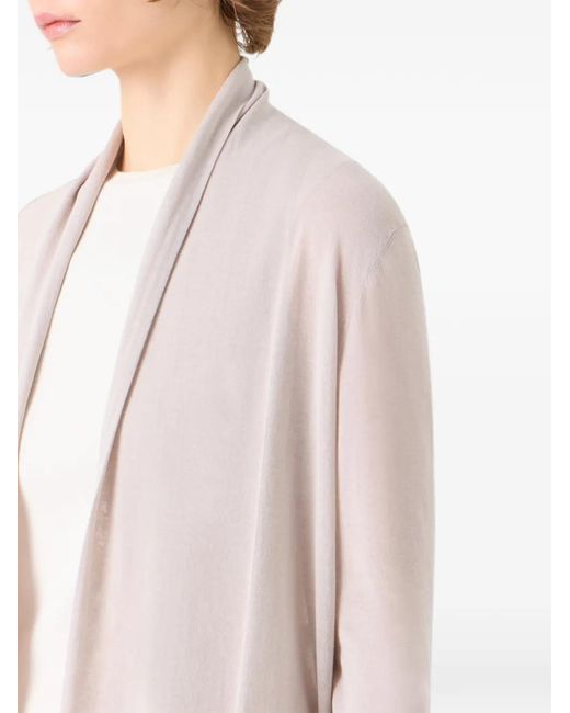 Akris Pink Shawl-Collar Silk-Blend Cardigan
