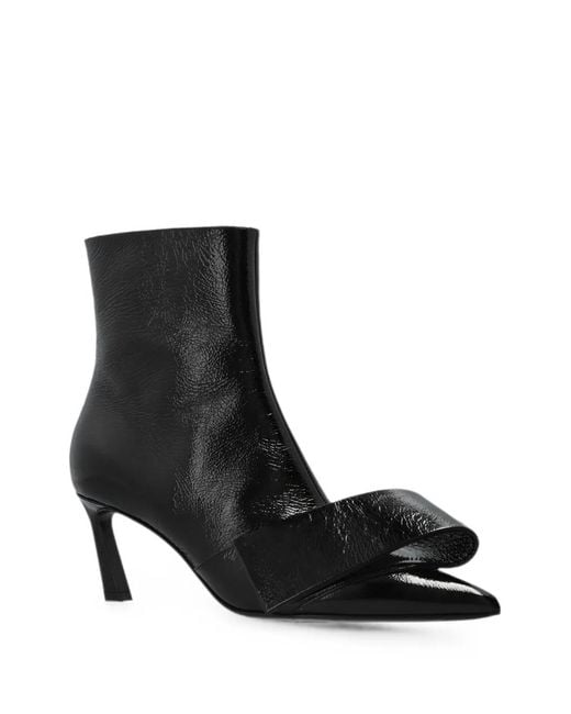 Givenchy Black Bow-Detail Ankle Boots