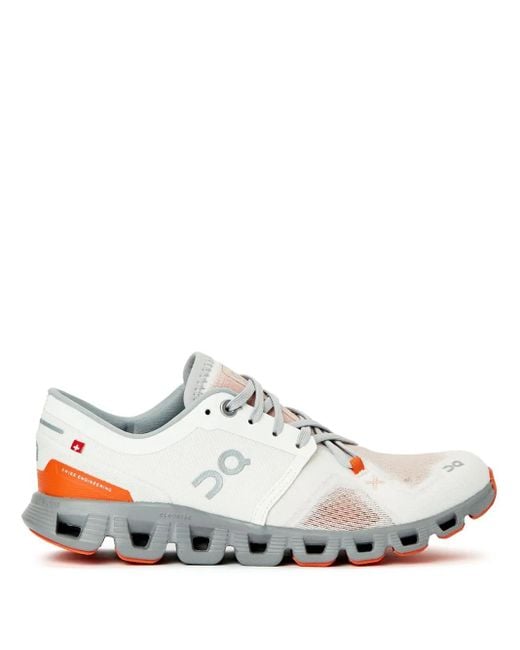 On Shoes White Cloud X 3 Running Sneakers