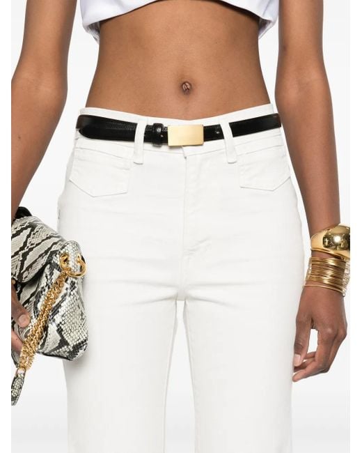 Tom Ford White Wide-Leg Jeans