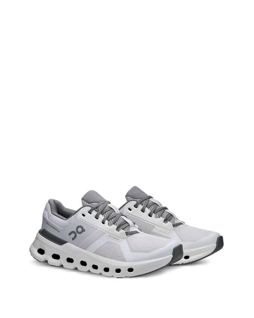 On Shoes White Cloudrunner 2 "Frost/ Sneakers