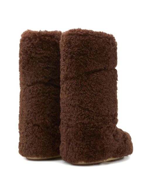 Moon Boot Brown Icon Curly Extra Boot