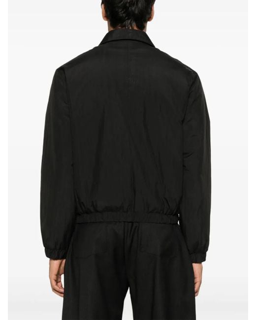 AMI Black Classic Adc Zipped Jacket for men