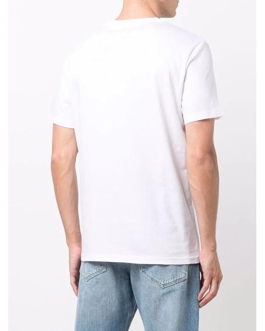 Polo Ralph Lauren White Logo Embroidered T-Shirt for men