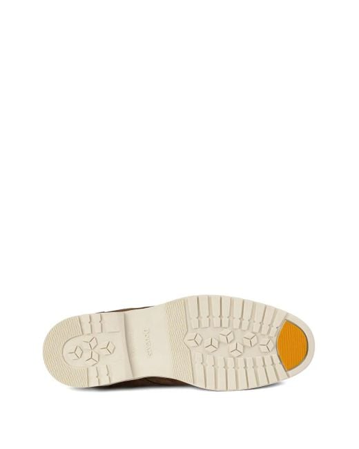 Doucal's Brown Suede Slip-On Boots for men